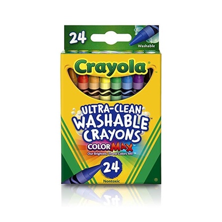 

(DISKON TERMURAH) Crayola Washable Crayon 24ct