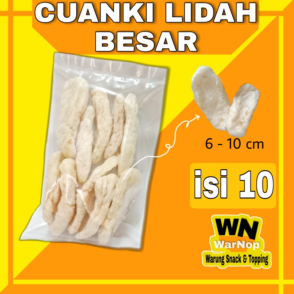 Jual Cuanki Lidah Besar Ikan Topping Baso Atau Seblak Khas Garut Isi