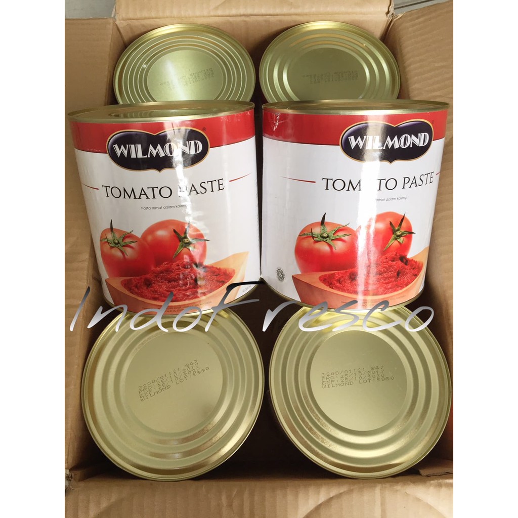 

PROMO WILMOND TOMATO PASTE- PASTA TOMAT KALENG 3KG- 1DUS KHUSUS GOSEND TERMURAH