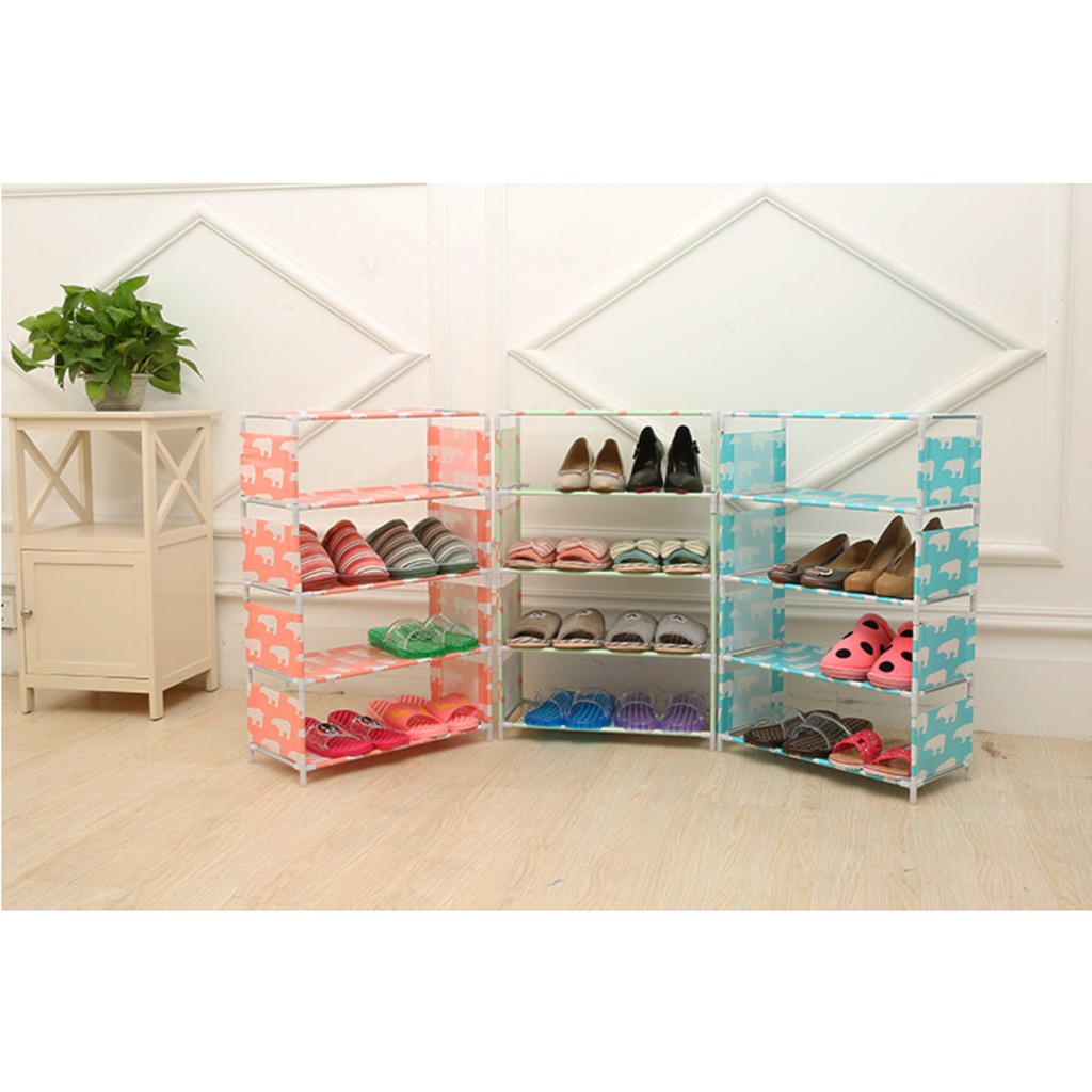 Shoes Rack / Rak Penyimpanan Sepatu Sandal Serbaguna Portable Murah