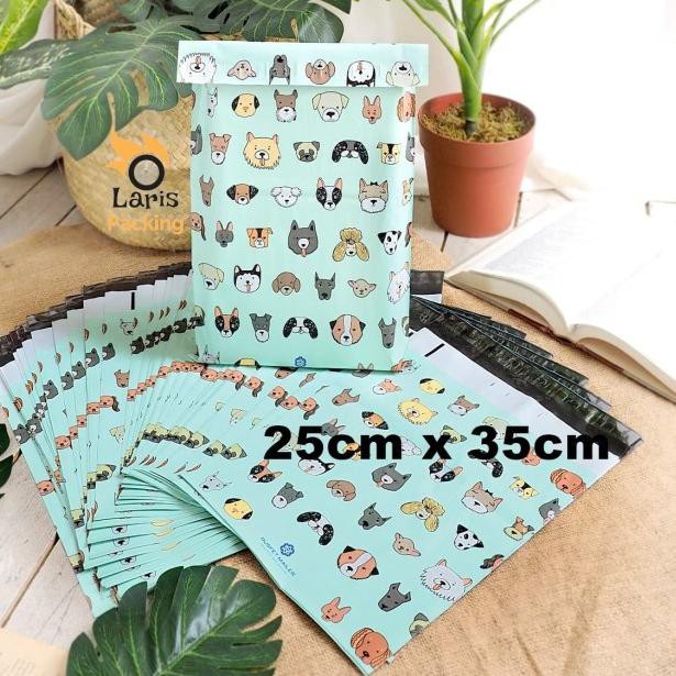 

DI-739>> Amplop Packing | Plastik Packing | Polymailer Doggy 25cmx35cm (50pcs) - Fox-50pcs
