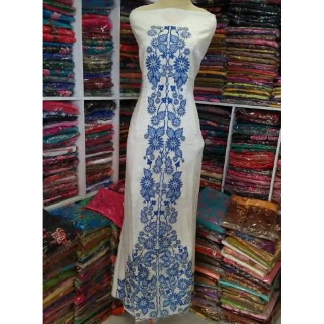 BAHAN BAJU KURUNG| BAKAL BAJU MELAYU | DASAR GAMIS FULL PAYET JAGUAR