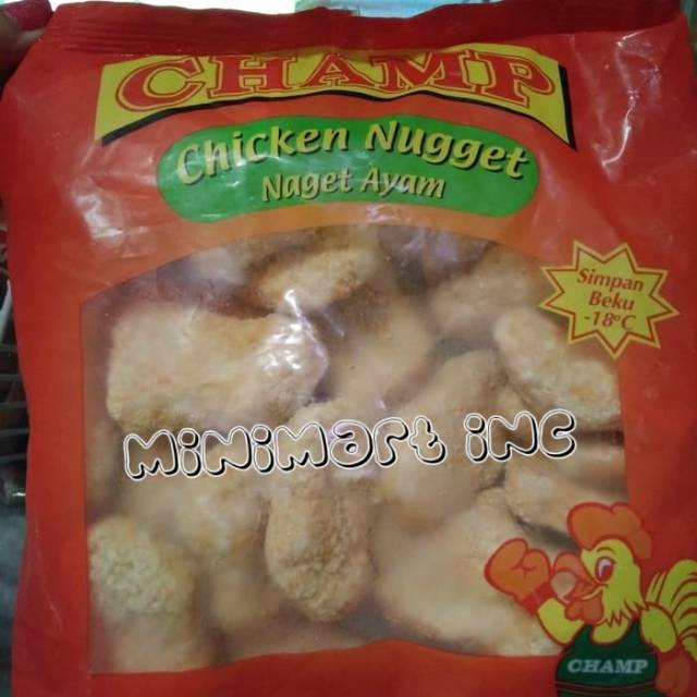 

[GOJEK&GRAB] Nugget Ayam / Chicken Nugget Merk Champ 250gram