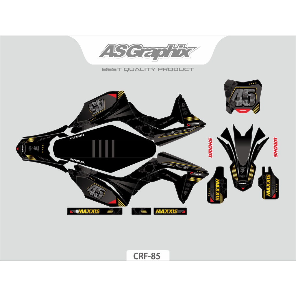 Sticker decal Honda CRF 150L / 250