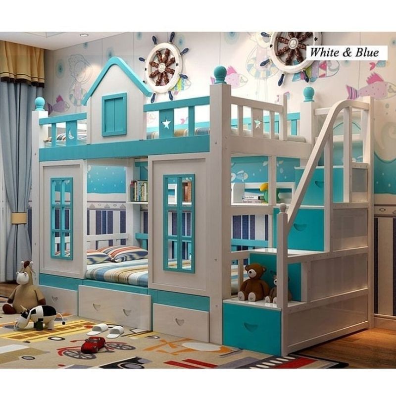 tempat tidur anak/ ranjang susun/ ranjang tingkat/ tempat tidur tingkat/ tempat tidur susun/ dipan