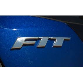 EMBLEM HONDA FIT  EMBLEM TULISAN FIT B LURUS