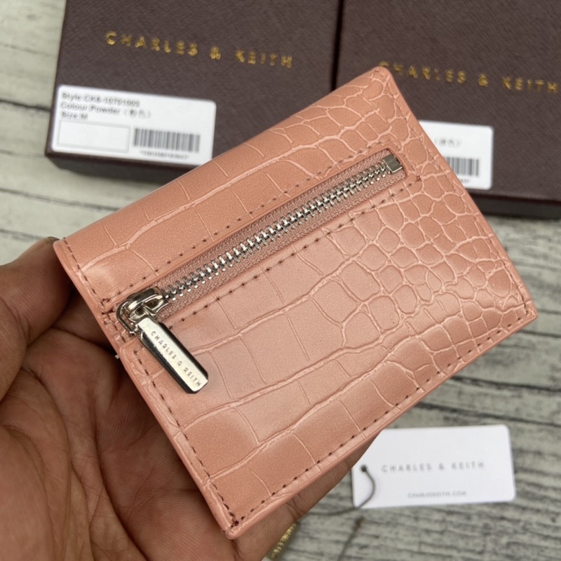 Dompet wanita Charles and keith original import dompet kartu wanita branded card holder CNK