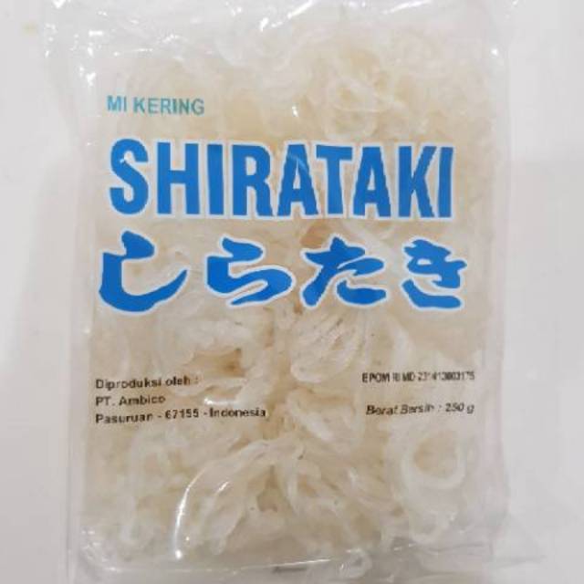 Mie Shirataki Kering - Dry Shirataki 250gr isi 10 pcs untuk Diet Keto, DEBM, CEBM. | Shopee ...
