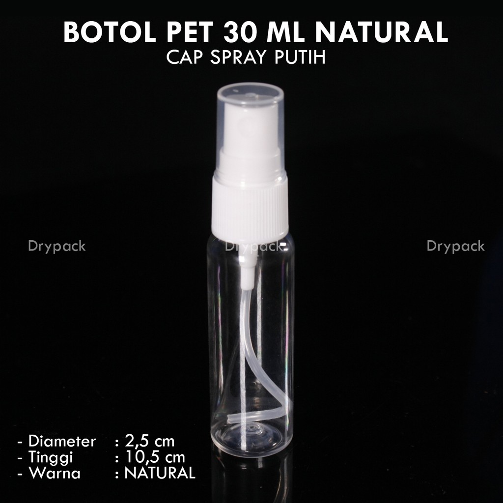 Botol PET 30 ML Natural Spray