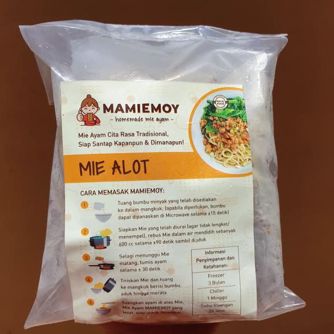 

READY STOCK Mie Frozen Ayam Kecap MAMIEMOY - Mie Alot (isi 3 porsi) MN372