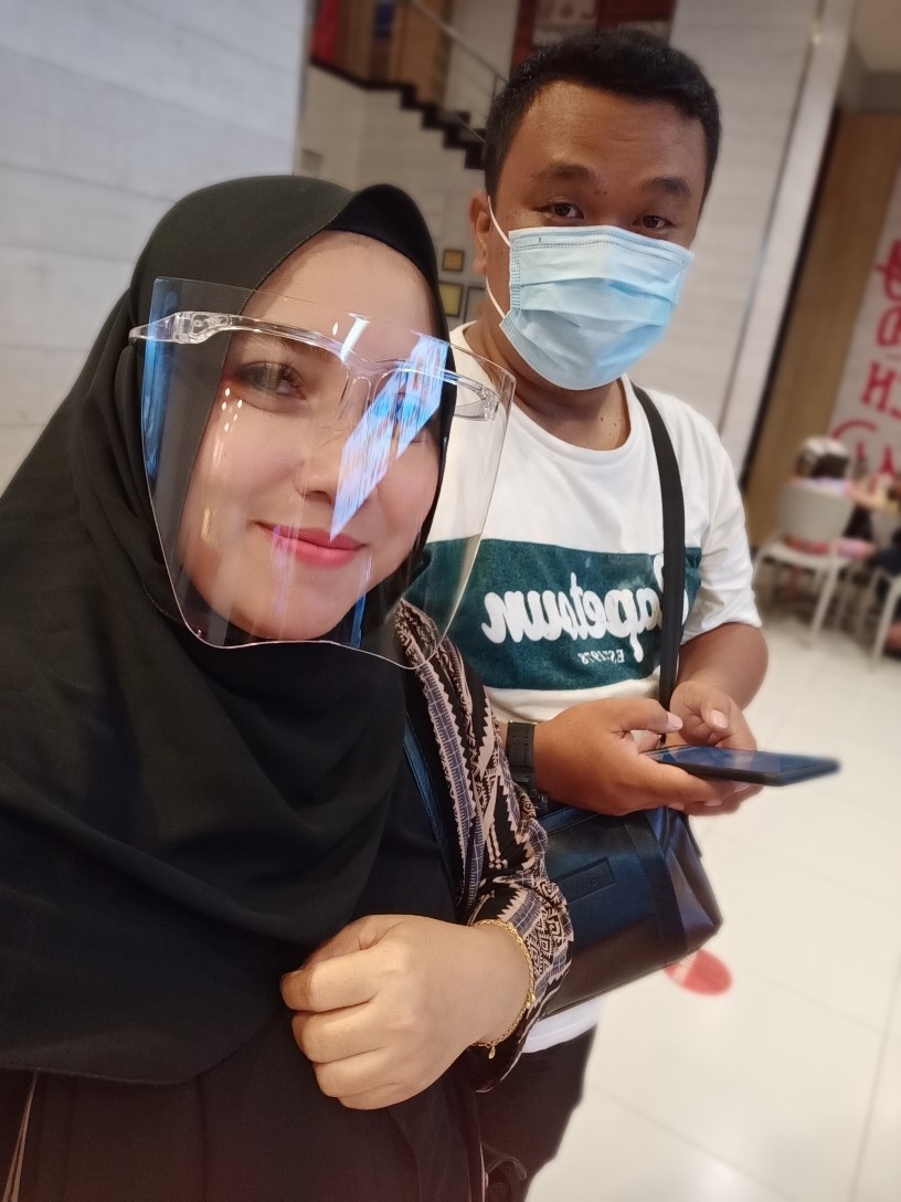 ☁ Unisex Transparent Hd Face Sheild Cover Baffle Block Anti Droplet Dust-proof Anti-uv Anti-shock Safety Face Mask ☞sunny