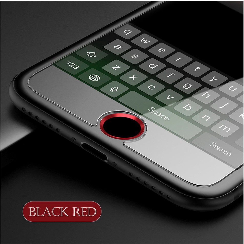 Ultra Slim Fingerprint Support Touch ID Metal Home Button Sticker For iPhone 7 7PLUS 6 6S 6PLUS 5 5S 5C SE 2020 Red &amp; Black &amp; Gold