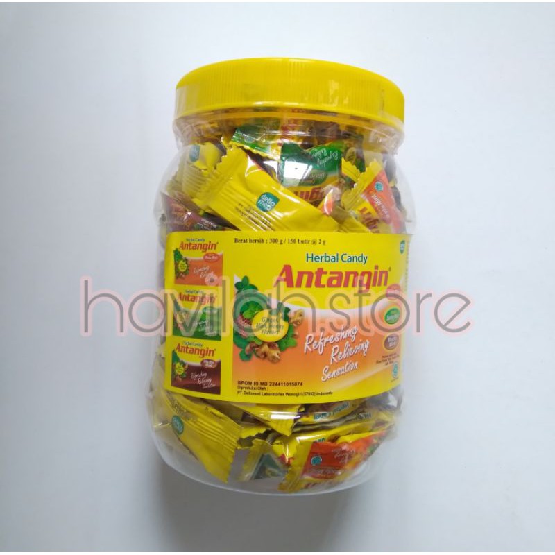 

Permen Herbal Antangin Toples 150 x 2gr