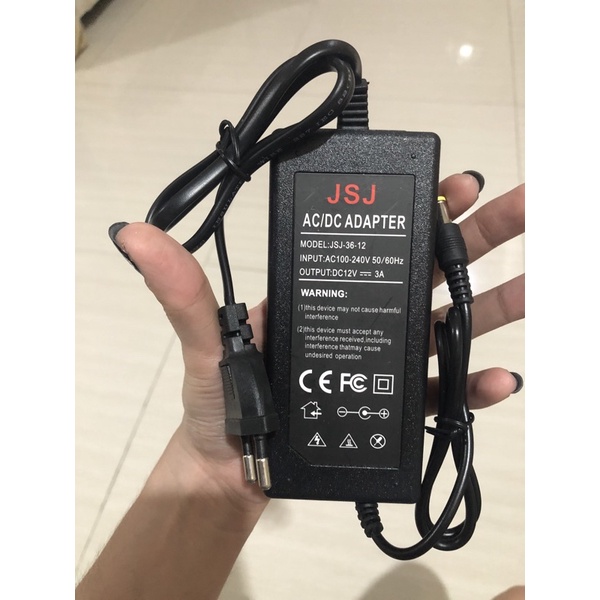Jual Adaptor Switching 12V 3A/ Adaptor DC 12 Volt 3 Ampere Power Supply ...