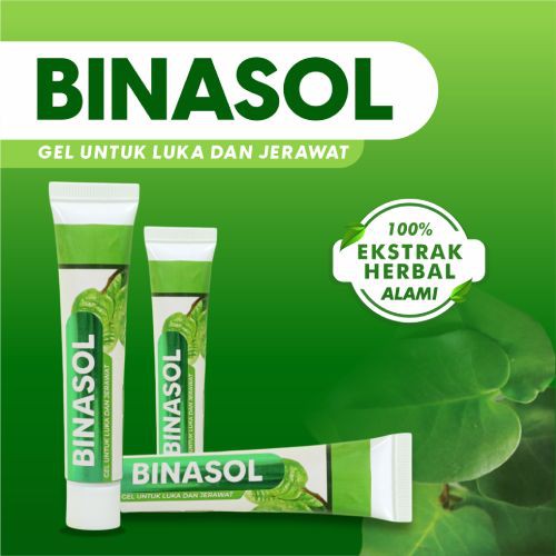 Binasol Gel Penghilang Jerawat, Obat Luka Bakar Luka Sesar Luka Diabetes dan Gatal Eksim