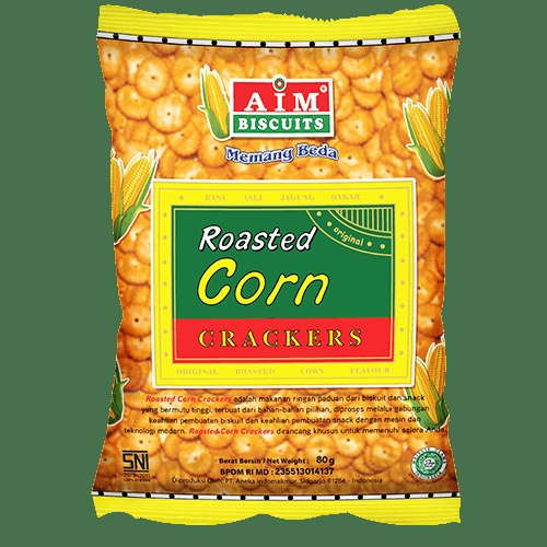 

AIM ROASTED CORN CRACKERS 80G