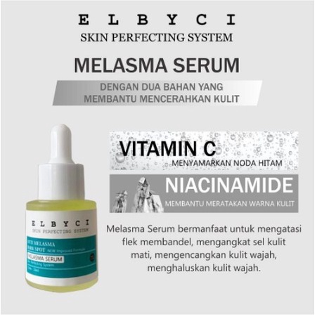Serum Flek Elbyci (Melasma Serum)-Serum Penghilang Flek Hitam di Wajah
