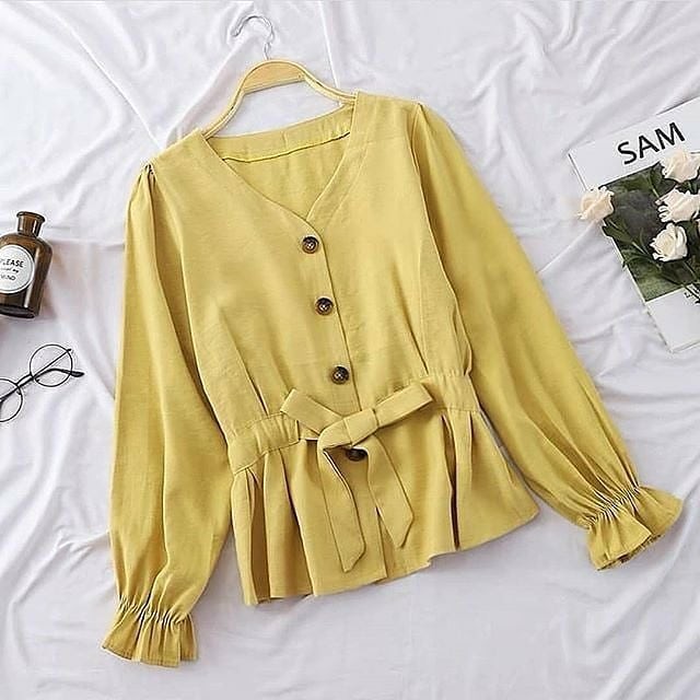 SELINA TOP - FLOTTILICIOUS / BLOUSE MUSLIM / BLOUSE MURAH / ATASAN MURAH / GROSIR BAJU ONLINE