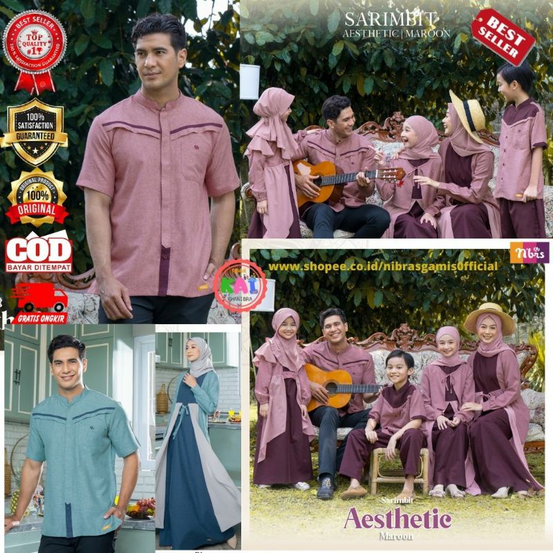 BAJU KOKO SARIMBIT NIBRAS 2022 2021 / AESTHETIC MAROON / SARIMBIT NIBRAS TERBARU / KOKO DEWASA/ KOKO