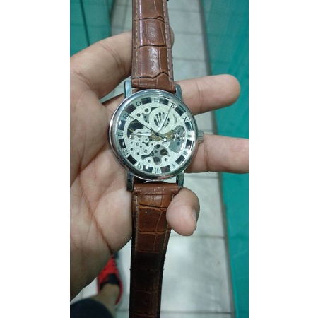 jam tangan pria rolex manual winding jam fashion jam klasik jam sporty jam vintage strap kulit