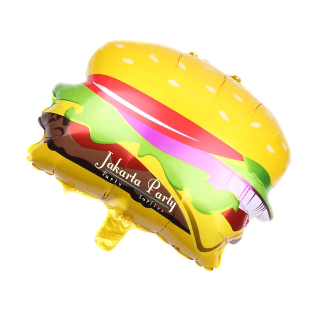 Balon Foil Hamburger / Balon Hamburger / Balon Hamburger Jumbo