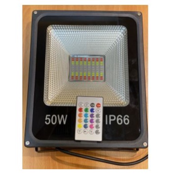 Lampu Sorot 50 Watt Led Warna Warni 50w RGB Lampu Sorot Remote RGB 50w