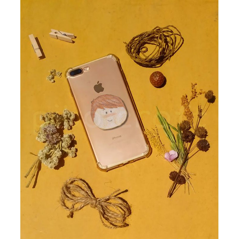 

NASH" pibocraft pop socket akrilik watercolor pencil the ginger hair boy
