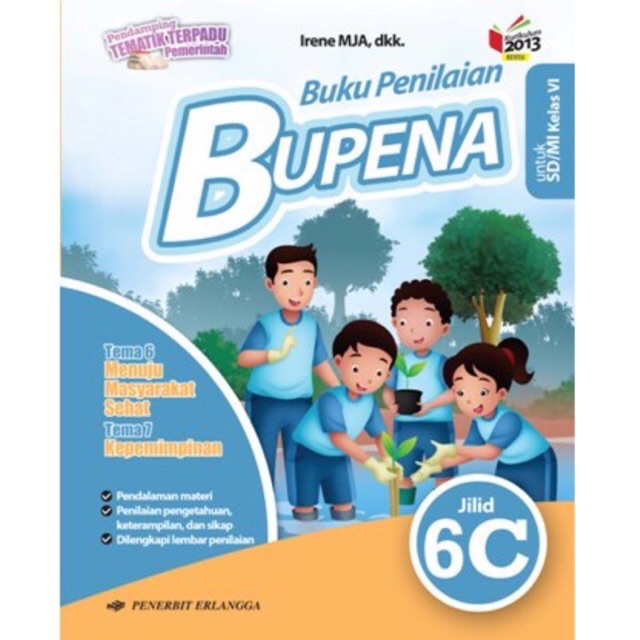 Buku Penilaian Bupena kelas 6C SD MI