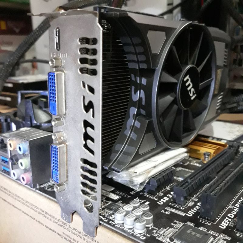 VGA MSI GTX 650 1gb ddr5 128bit Masih Segel GTX650 Power Edition Bukan 2gb 750 Ti 730 1030 950 1050 