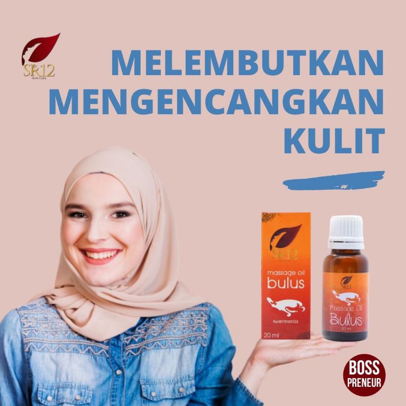 BPOM SR12 Minyak Bulus Original 20ml Asli