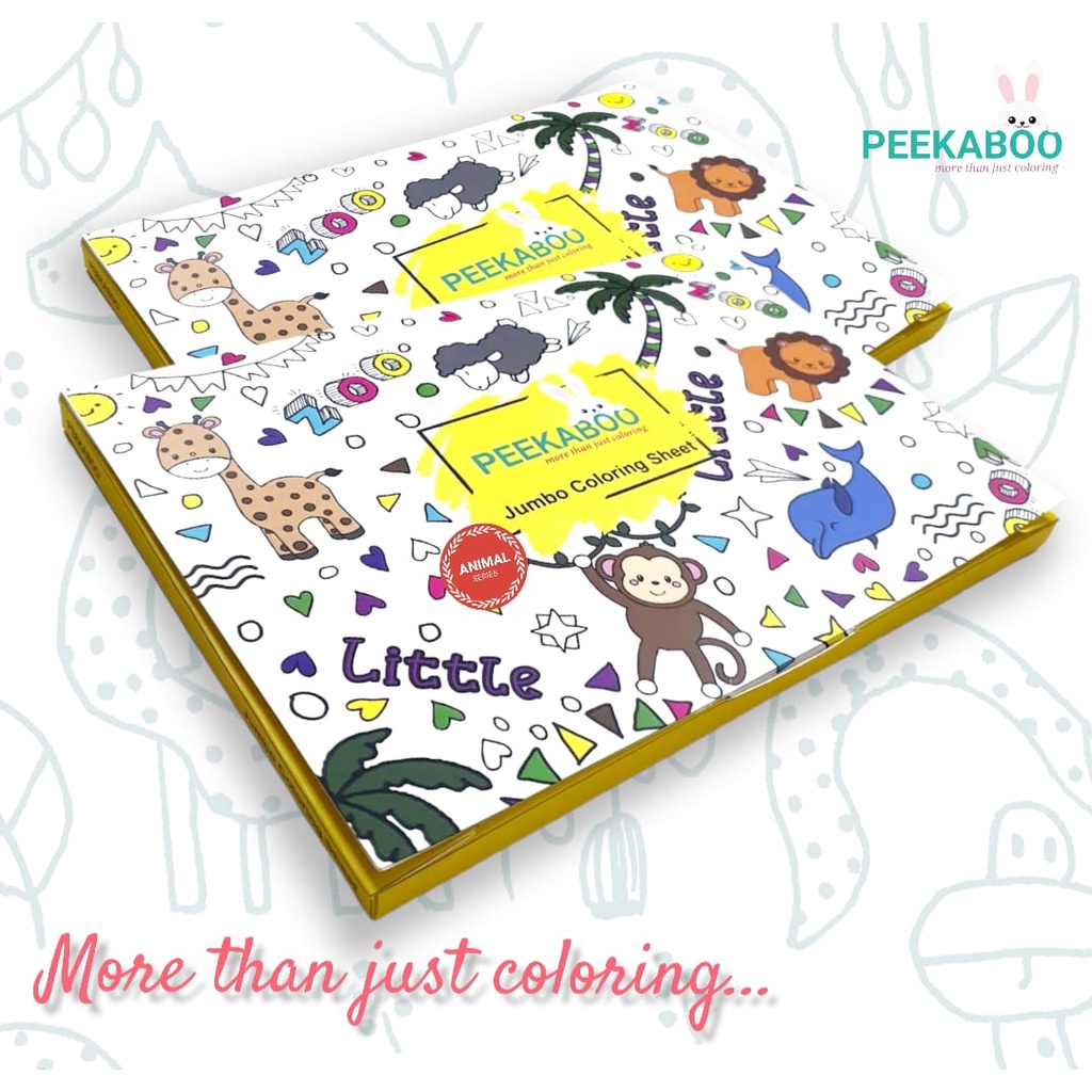 

Jumbo Coloring Sheet "PEEKABOO