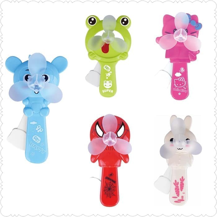 Mini Fan Hand Kipas Angin Manual / kipas karakter gengam