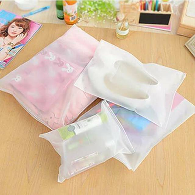 READY!!!! ZIPPER STORAGE BAG  ZIPPER LOCK ZIPPER TRAVEL POUCH TRANSPARAN POUCH TRAVEL POUCH SOUVENIR