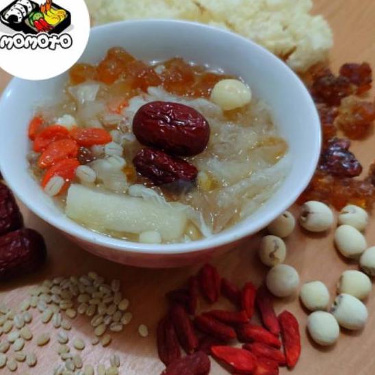 

Model Baru Family Pack peach gum dessert 10 bahan lengkap kemasan besar jumbo minuman kesehatan herbal