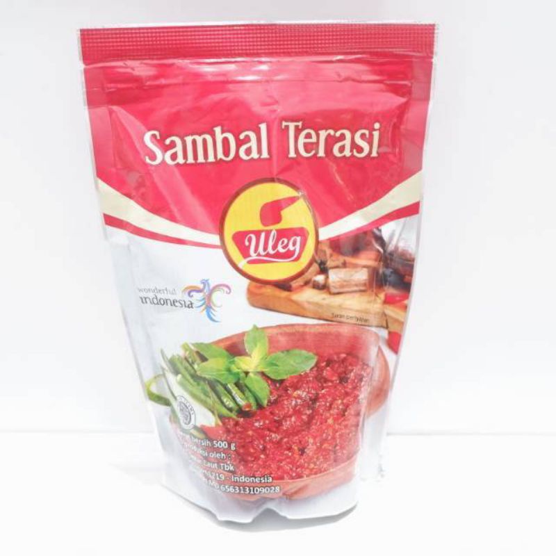 

SAMBAL TERASI ULEG FINNA 500 GR POUCH JUMBO / SAMBEL TERASI INSTAN / SAMBAL PEDAS