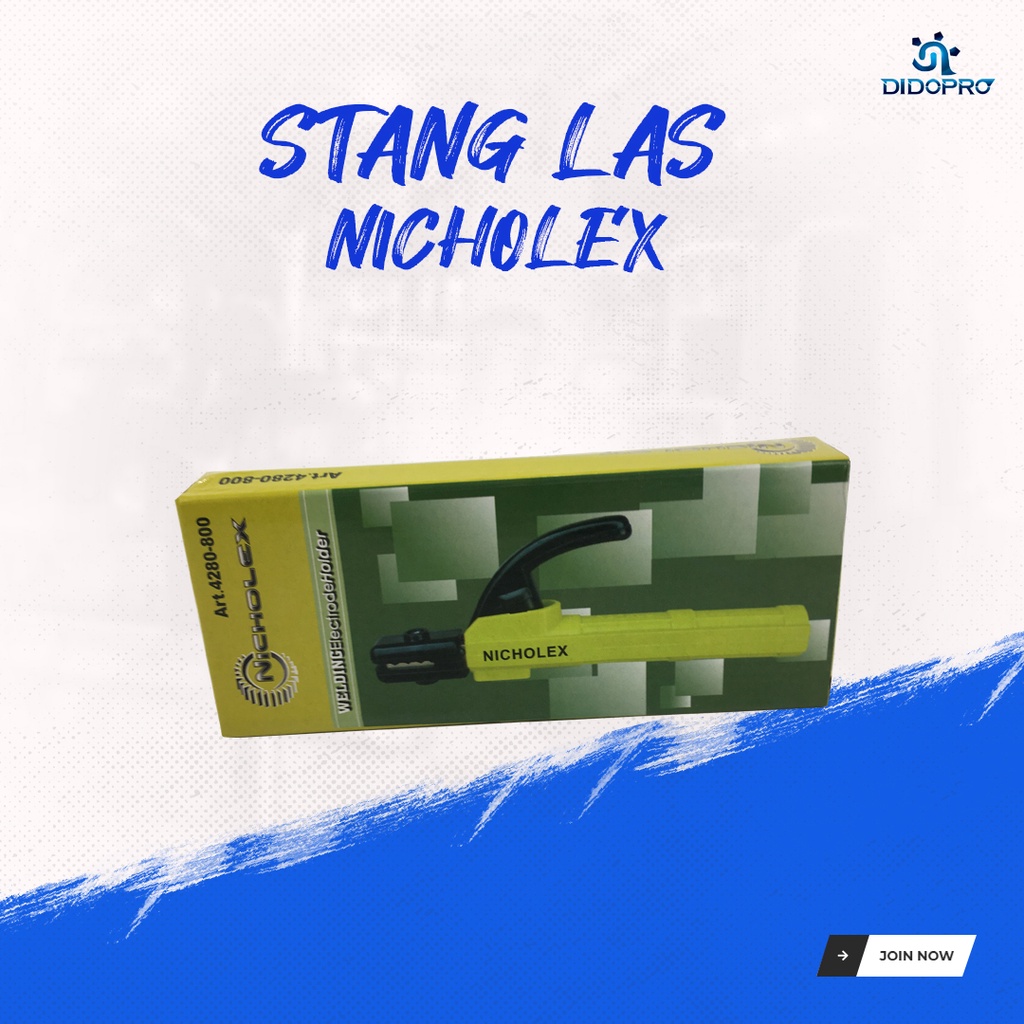 TANG LAS Welding Stang Gagang Pegangan Kawat Las Kecil 200A 200 Ampere - NICHOLEX by Prohex