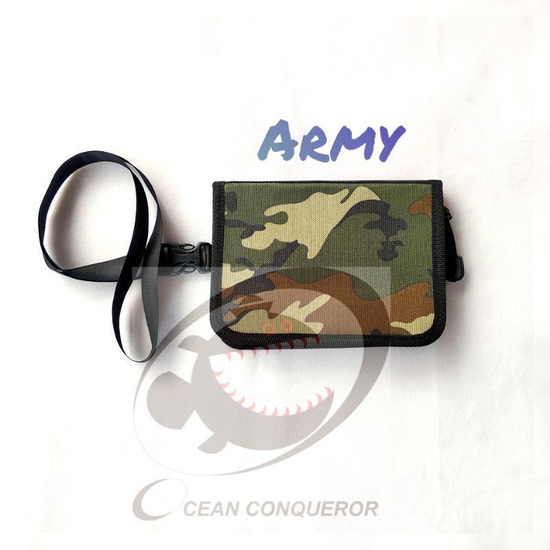 Tas Dompet Micro Jig / Ultra light Jig Mesh By Ocean Conqueror-Army