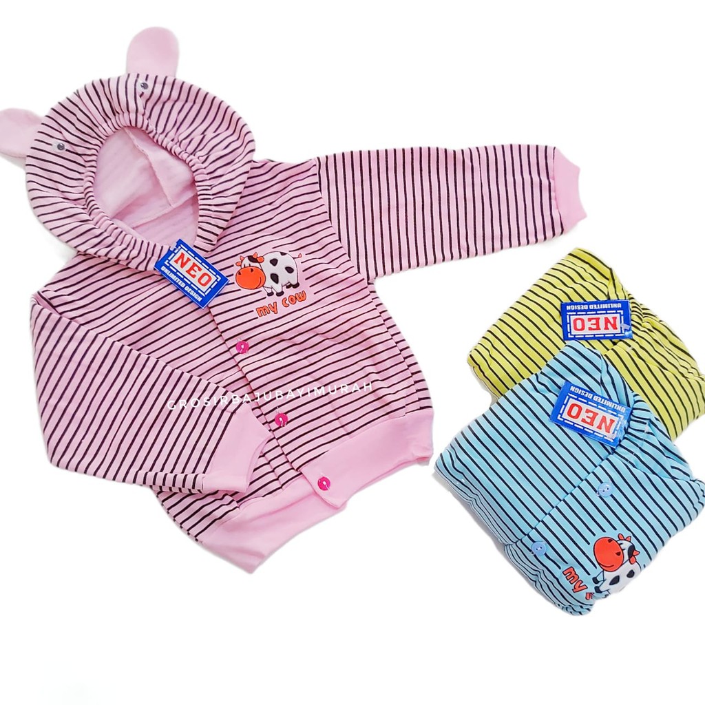 jaket bayi NEO GARIS 3-12 bulan