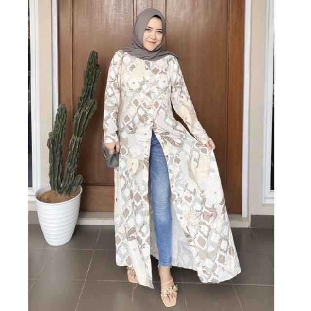 Peony HomeDress Mocca | Baju Gamis Wanita