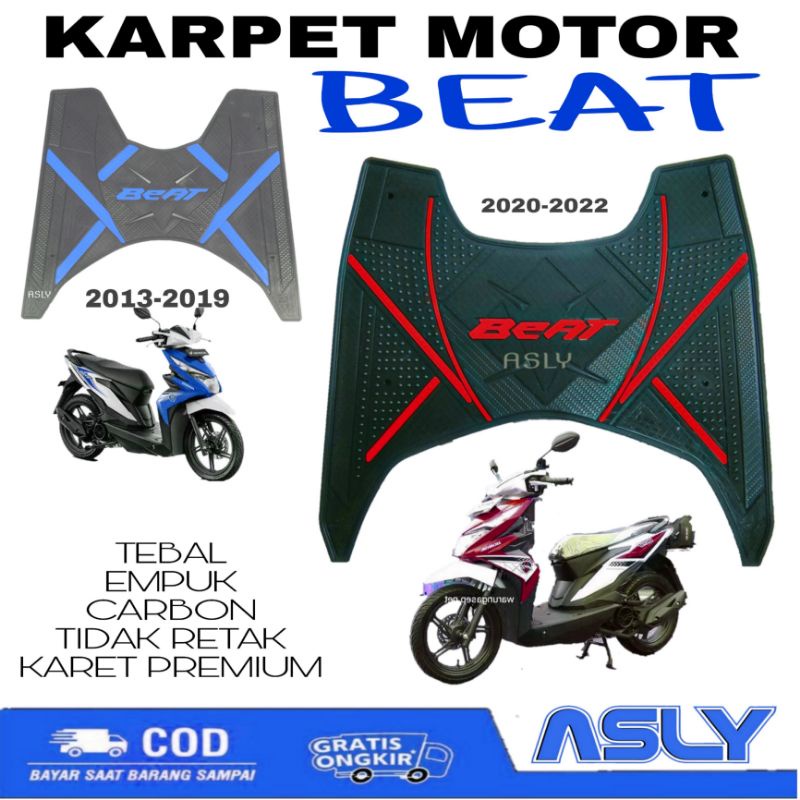 ASLY KARPET MOTOR BEAT 2022 / KARPET BEAT 2013-2019 KARPET MOTOR BEAT ALAS KAKI BEAT