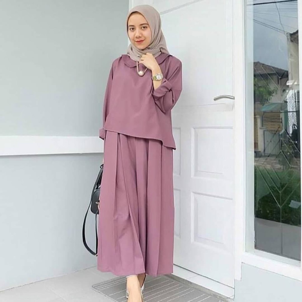 Pakaian Smart Casual Wanita Hijab - misterdudu.com