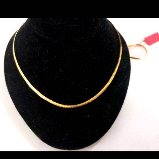 Kalung Ceme Tebal Emas asli model elegan