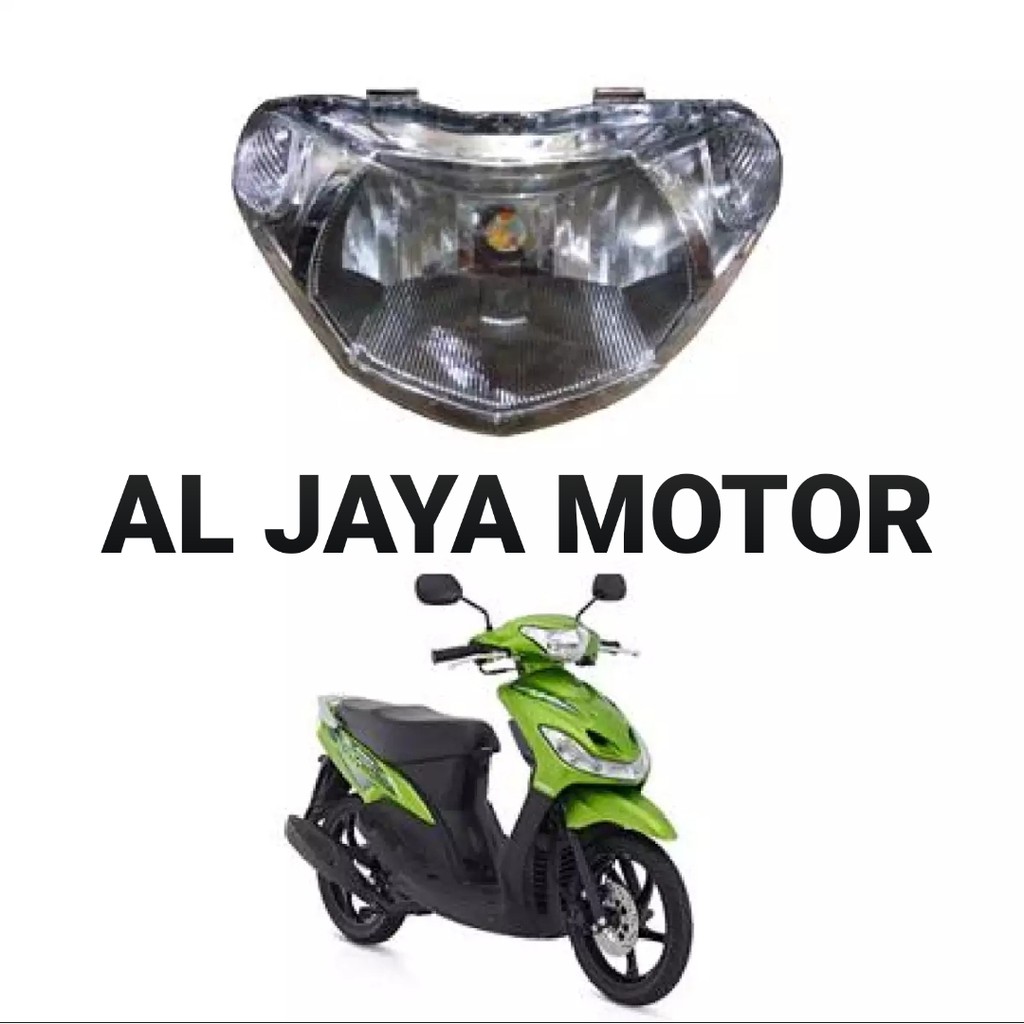 REPLEKTOR SET MIKA LAMPU DEPAN YAMAHA MIO SMILE