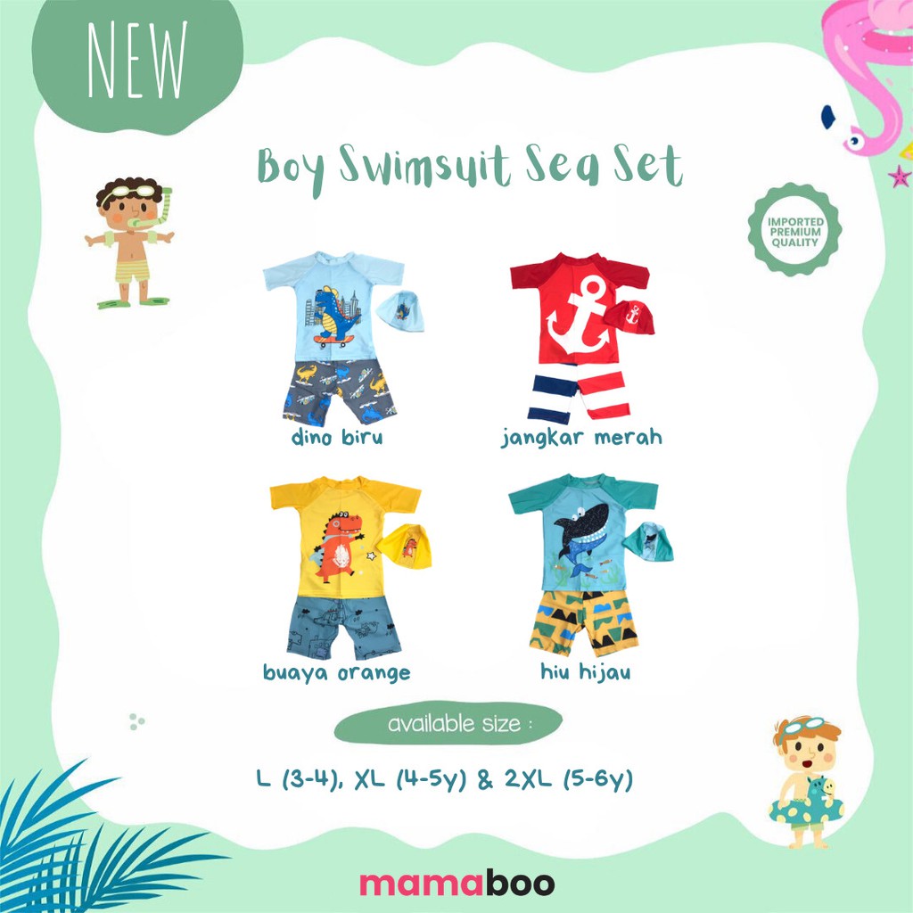 Boy Swimsuit - Sea Set