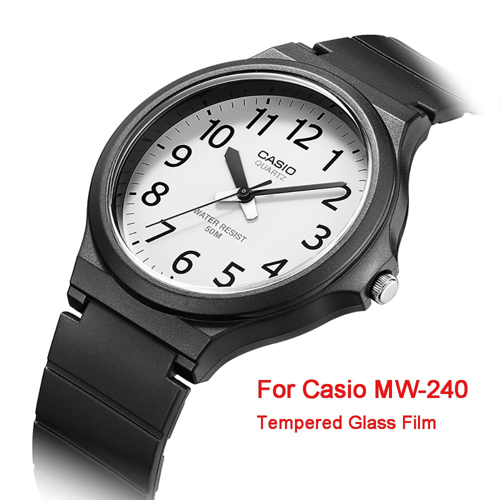 Pelindung Layar Tempered Glass 2.5d 9h Anti Gores / Ledakan Untuk Casio Mw-240