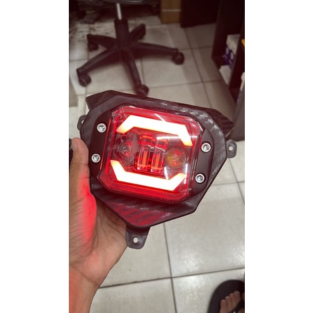 HEADLAMP CRF LED/KEDOK LAMPU CRF CARBON/BATOK LAMPU CRF/LAMPU DEPAN CRF BATOK CARBON