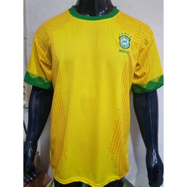 JERSEIY BAJU BOLA NEGARA BRAZIL HOME PIALA DUNIA