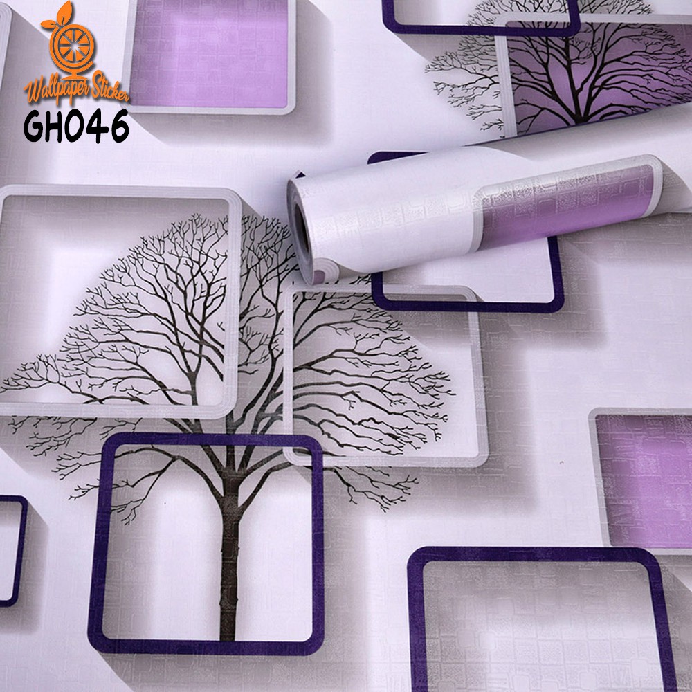 PROMO!! Wallpaper Stiker Dinding Size 45cm x 10meter Premium kode GH (BAYAR DITEMPAT) !!!