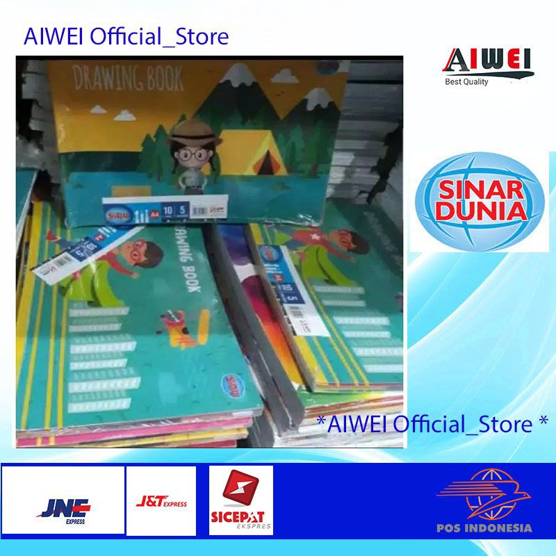 

Buku gambar Sidu A4 isi 5/ Pack