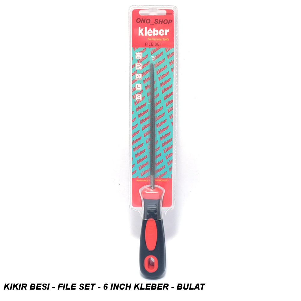 

Kikir Besi - File Set - 6 Inch Kleber - Bulat - LYK 100-259